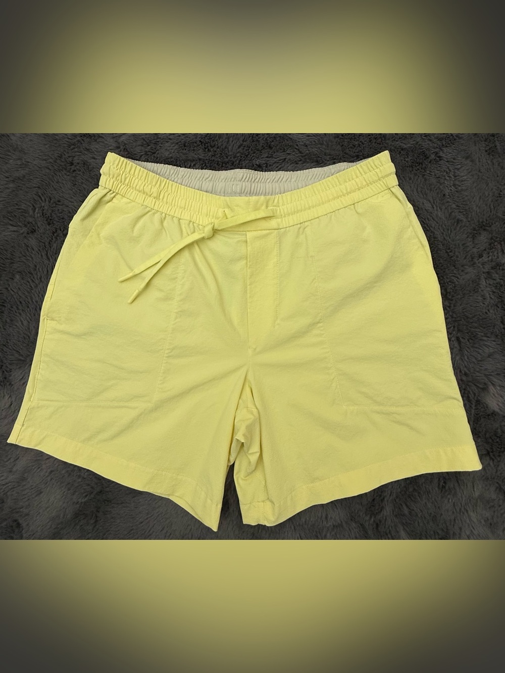 NWOT Lululemon Men's Bowline Short 5" Stretch Ripstop Trench Yellow Size L NWOT